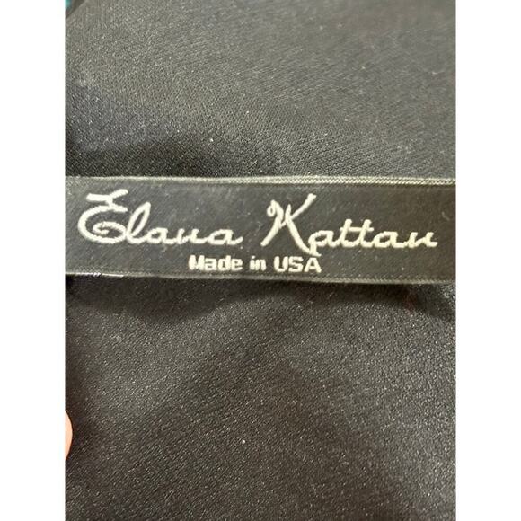 Elana Kattan black print tunic/minidress, small, edgy, psychedelic, cyberpunk - Picture 4 of 5